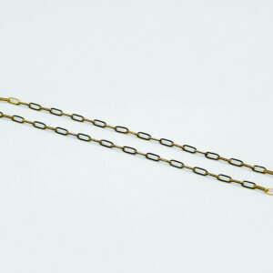 Paper Clip Chain (Gold)