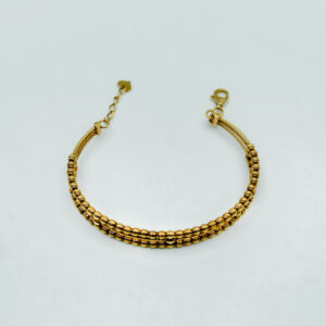 Gold Beaded Bangle