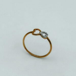 Intertwined Heart Ring
